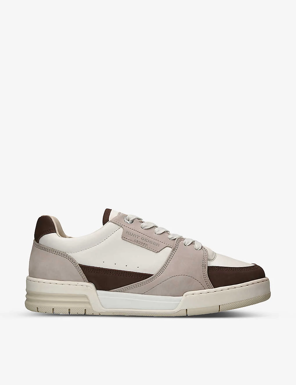 Kurt Geiger London Sonic Panelled Leather Low-top Trainers 1 Kurt Geiger London Sonic Panelled Leather Low-top Trainers