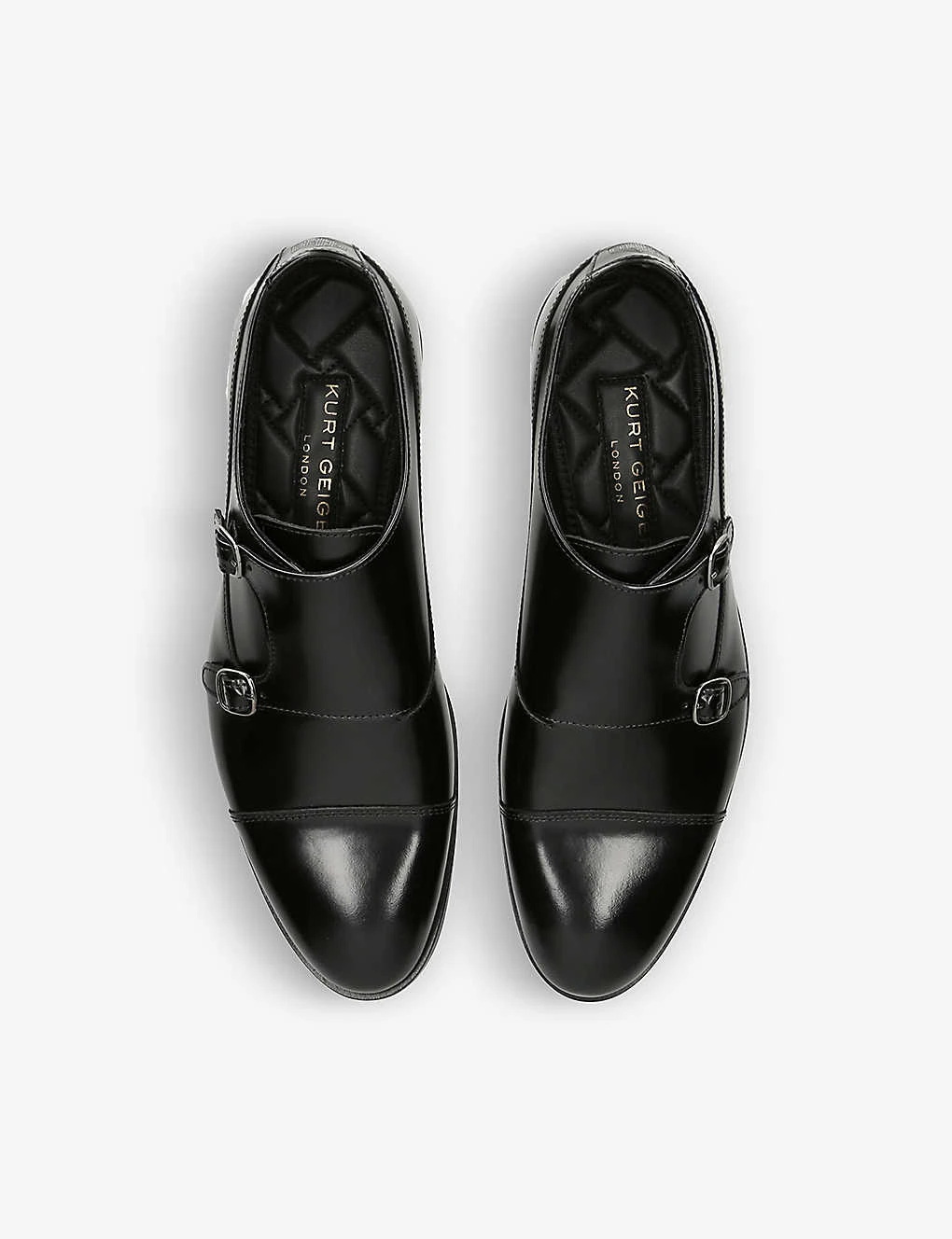 Kurt Geiger London Hunter Monk-strap Buckled Leather Shoes 2 Kurt Geiger London Hunter Monk-strap Buckled Leather Shoes - Image 2