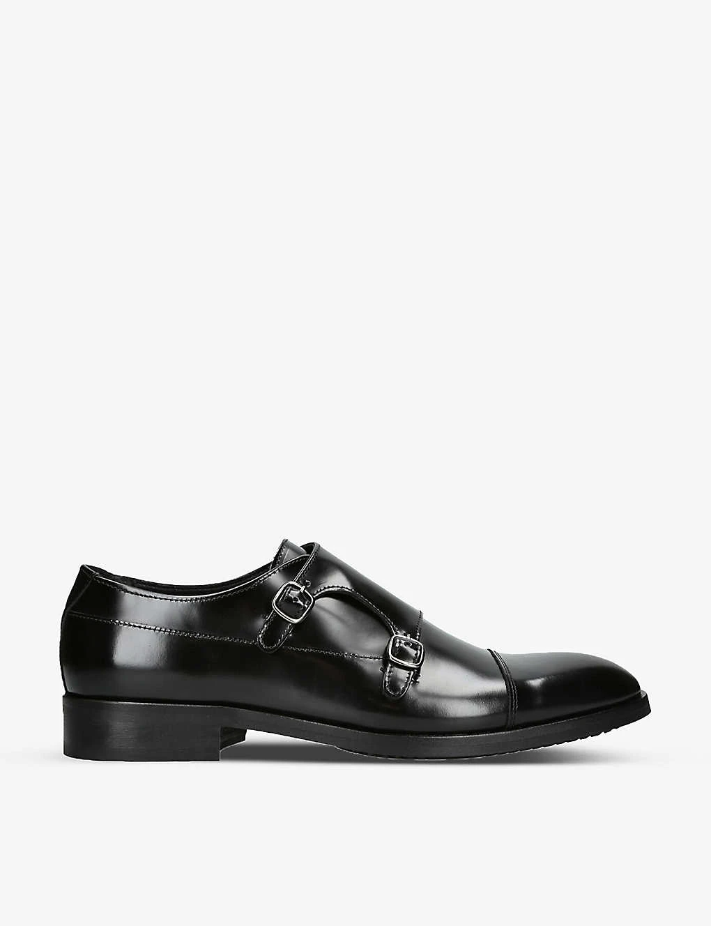 Kurt Geiger London Hunter Monk-strap Buckled Leather Shoes 1 Kurt Geiger London Hunter Monk-strap Buckled Leather Shoes