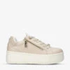 KG Kurt Geiger Leslie Side-zip Faux-leather Low-top Trainers