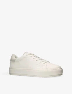 Kurt Geiger London Laney2 Foil-logo Leather Low-top Trainers 6 Kurt Geiger London Laney2 Foil-logo Leather Low-top Trainers -Kurtgeiger Store R04144908 WHITE ALT02