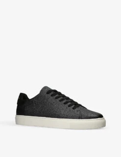 Kurt Geiger London Lennon Croc-embossed Leather Low-top Trainers 6 Kurt Geiger London Lennon Croc-embossed Leather Low-top Trainers -Kurtgeiger Store R04144918 BLACKCOMB ALT02