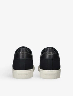 Kurt Geiger London Lennon Nubuck Leather Low-top Trainers -Kurtgeiger Store R04145982 NAVY ALT03