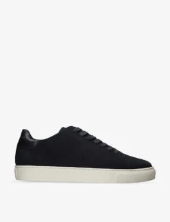 Kurt Geiger London Lennon Nubuck Leather Low-top Trainers