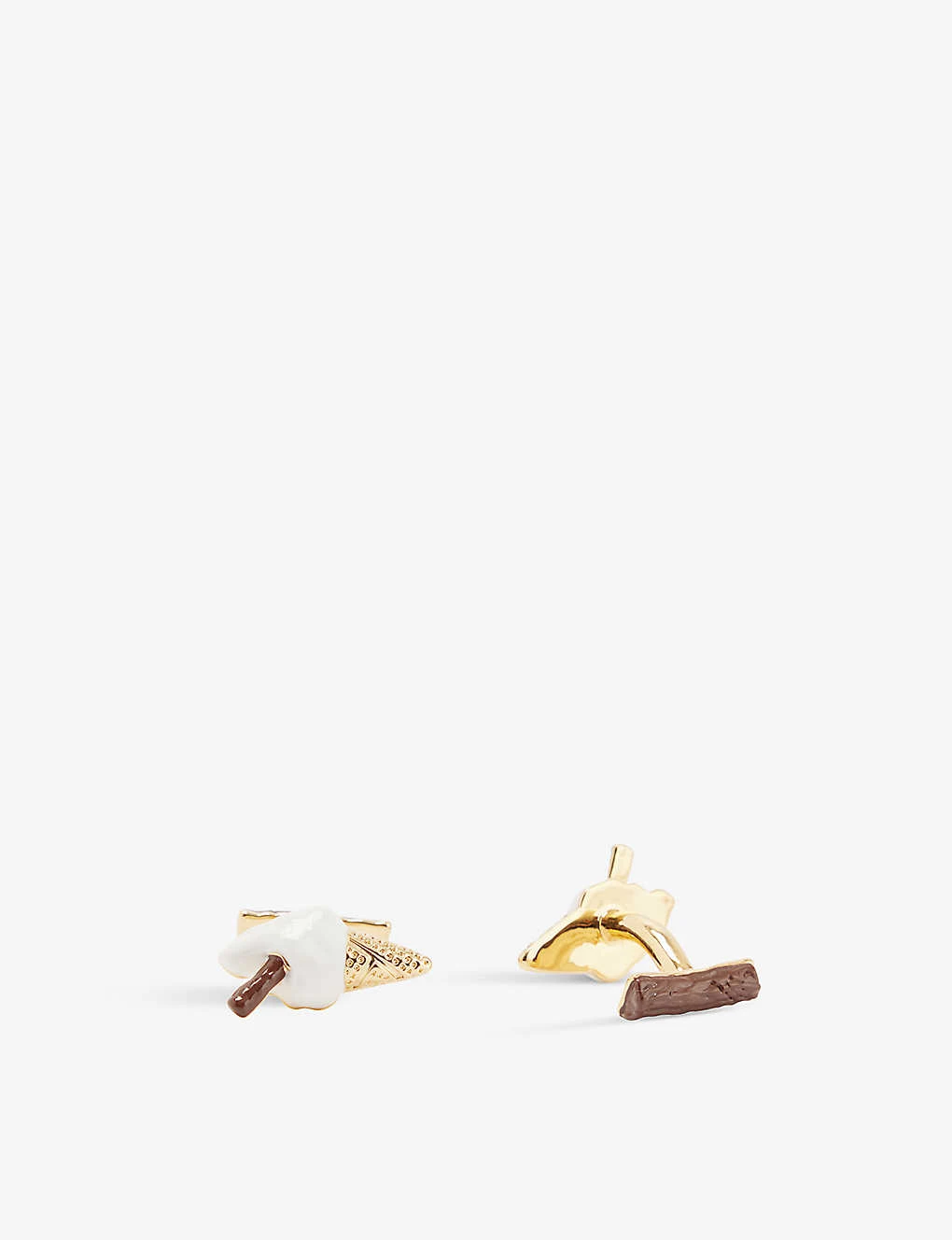 Ice Cream Rhodium-plated Cufflinks 1 Ice Cream Rhodium-plated Cufflinks