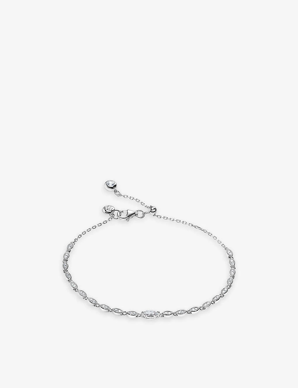 Calluna Sterling-silver And Cubic Zirconia Bracelet 1 Calluna Sterling-silver And Cubic Zirconia Bracelet