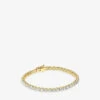 Hailey Gold-plated Vermeil Sterling Silver And 9.5ct Cubic Zirconia Tennis Bracelet