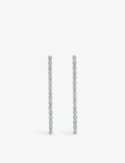 Cassidy Sterling-silver And Cubic Zirconia Drop Earrings