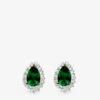 Eleanor Sterling-silver Stud And Cubic Zirconia Earrings