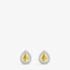 Emile Sterling-silver And Cubic Zirconia Halo Stud Earrings