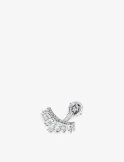 Heiress Sterling-silver And Cubic Zirconia Single Earring
