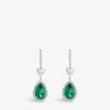 Ren Sterling-silver And Cubic Zirconia Drop Earrings