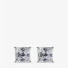 Chester 9ct White-gold With 1.50ct Cubic Zirconia Stud Earrings