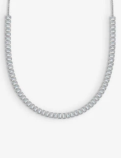 Cassidy Sterling-silver And Cubic Zirconia Necklace