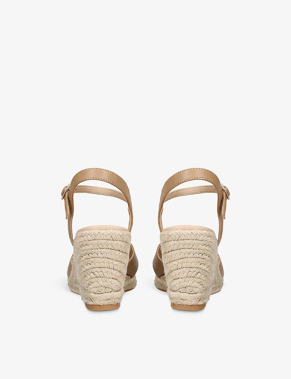 KG Kurt Geiger Purdy 2 Cross-strap Wedge-heel Leather Espadrille Sandals 4 KG Kurt Geiger Purdy 2 Cross-strap Wedge-heel Leather Espadrille Sandals - Image 4