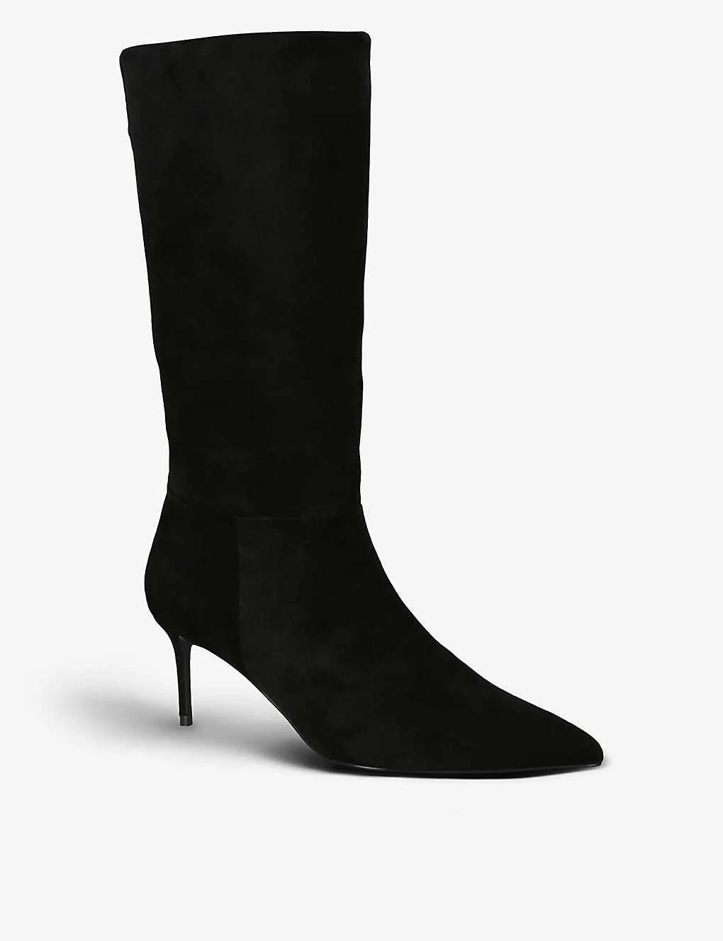 Kurt Geiger London Belgravia Slouch Eagle Head-embellished Suede Knee-high Boots 2 Kurt Geiger London Belgravia Slouch Eagle Head-embellished Suede Knee-high Boots - Image 2