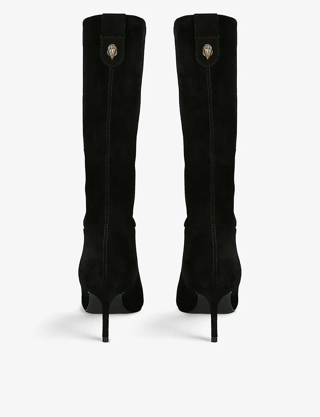 Kurt Geiger London Belgravia Slouch Eagle Head-embellished Suede Knee-high Boots 3 Kurt Geiger London Belgravia Slouch Eagle Head-embellished Suede Knee-high Boots - Image 3
