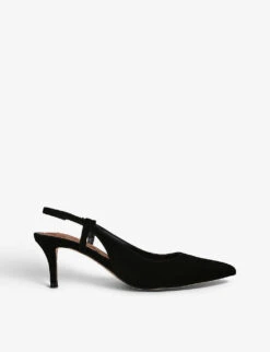 Kurt Geiger London Belgravia Sling-back Suede Heeled Courts