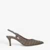 Kurt Geiger London Belgravia Sling-back Woven Heeled Courts