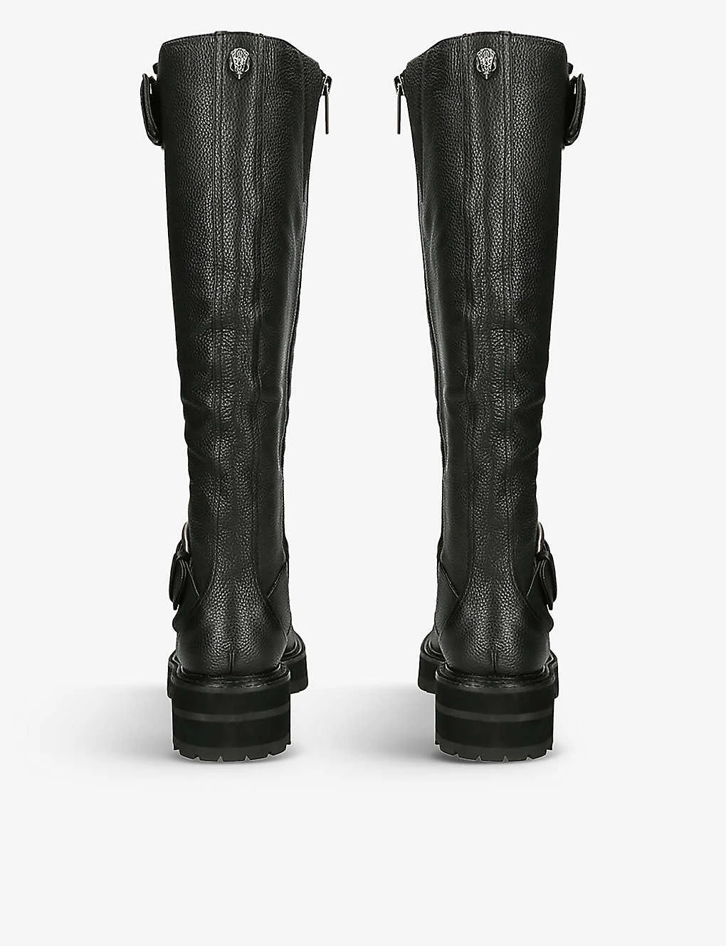 Kurt Geiger London Hackney Buckle-embellished Leather Knee-high Boots 3 Kurt Geiger London Hackney Buckle-embellished Leather Knee-high Boots - Image 3