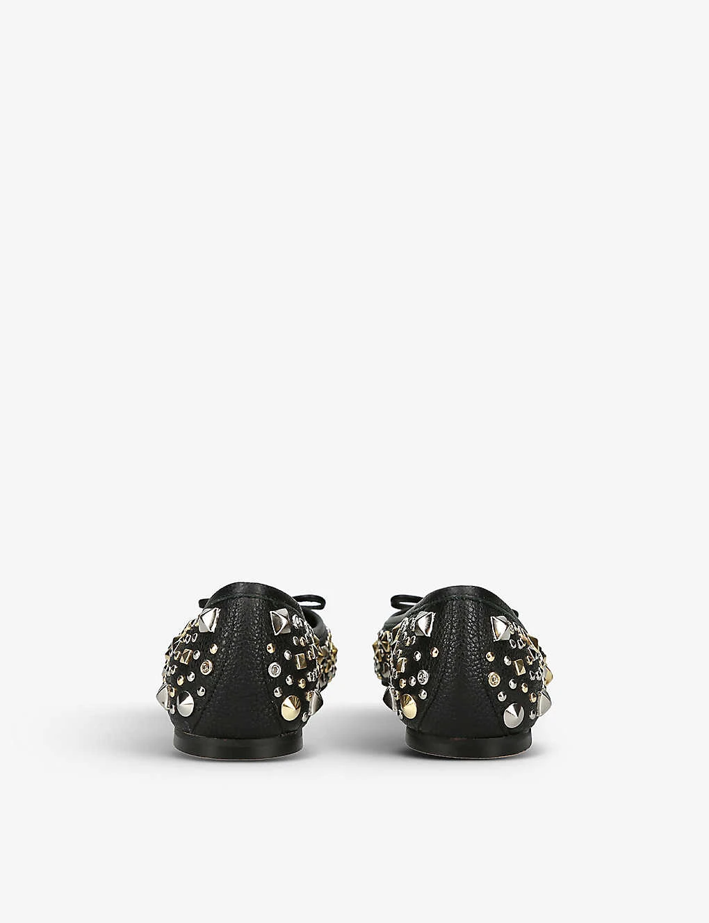 Kurt Geiger London Eagle Ballerina Crystal-embellished Leather Pumps 4 Kurt Geiger London Eagle Ballerina Crystal-embellished Leather Pumps - Image 4