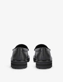 Kurt Geiger London Carnaby Eagle-head Embellished Leather Loafers 7 Kurt Geiger London Carnaby Eagle-head Embellished Leather Loafers -Kurtgeiger Store R04155644 BLACK ALT03