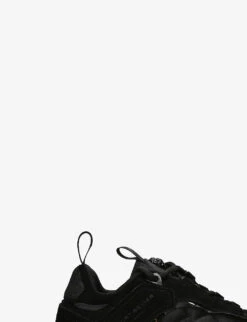 Kurt Geiger London Kensington Eagle-head Embellished Suede Low-top Trainers