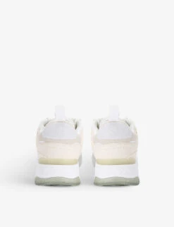 Kurt Geiger London Kensington Antique-brass Eagle-head Suede-leather Trainers 7 Kurt Geiger London Kensington Antique-brass Eagle-head Suede-leather Trainers -Kurtgeiger Store R04155725 WHITEOTH ALT03