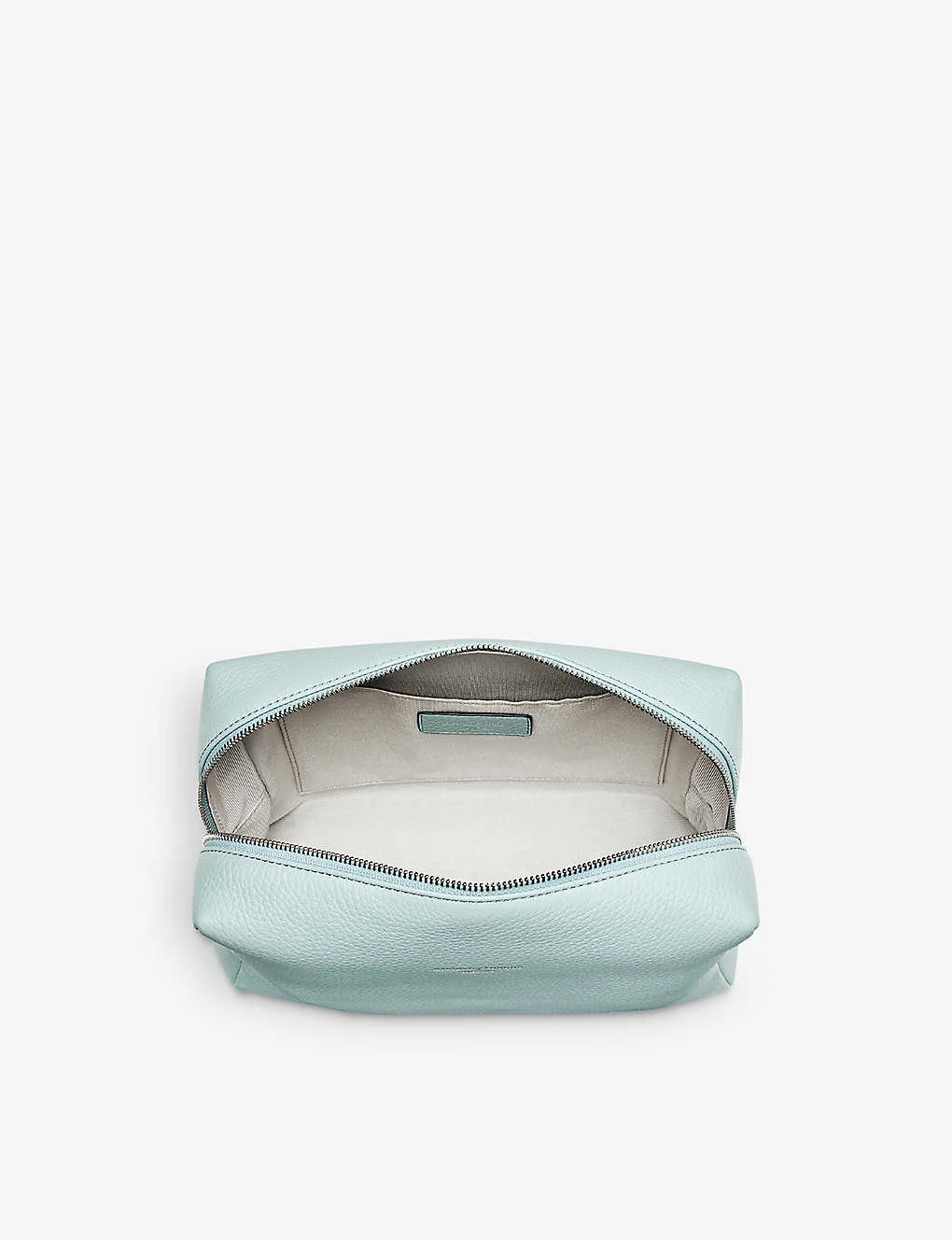 London Large Logo-print Grained-leather Cosmetic Case 4 London Large Logo-print Grained-leather Cosmetic Case - Image 4