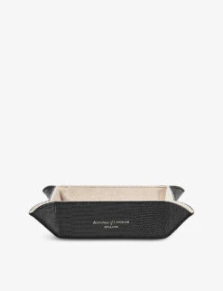 Tidy Tray Mini Grained-leather Organiser 15.7cm X 11.4.cm