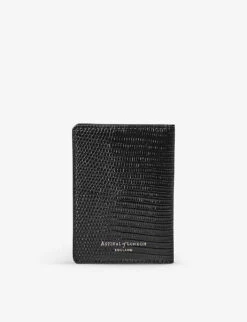 Logo-embellished Folded Grained-leather ID Cardholder -Kurtgeiger Store R04158274 BLACK ALT02