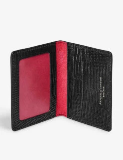 Logo-embellished Folded Grained-leather ID Cardholder -Kurtgeiger Store R04158274 BLACK ALT03