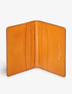 Logo-embellished Folded Leather Card Holder -Kurtgeiger Store R04158282 MUSTARD ALT03