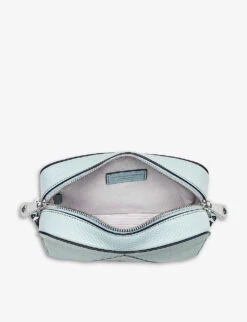 Camera A Leather Cross-body Bag -Kurtgeiger Store R04158327 POOLBLUE ALT03