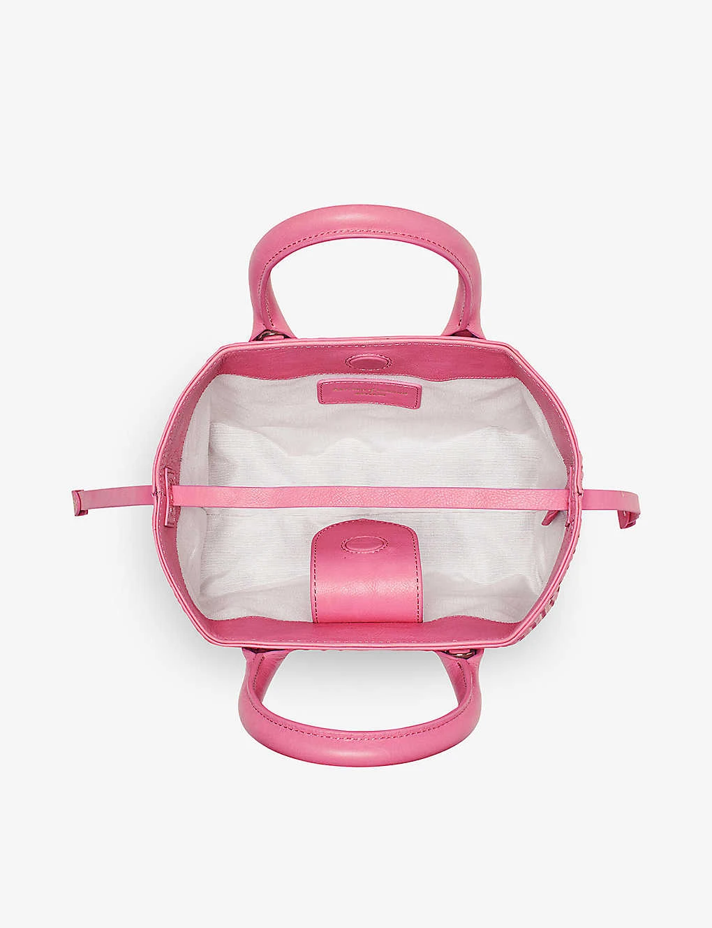 Paris Logo-badge Weave-detail Leather Bag 6 Paris Logo-badge Weave-detail Leather Bag - Image 6