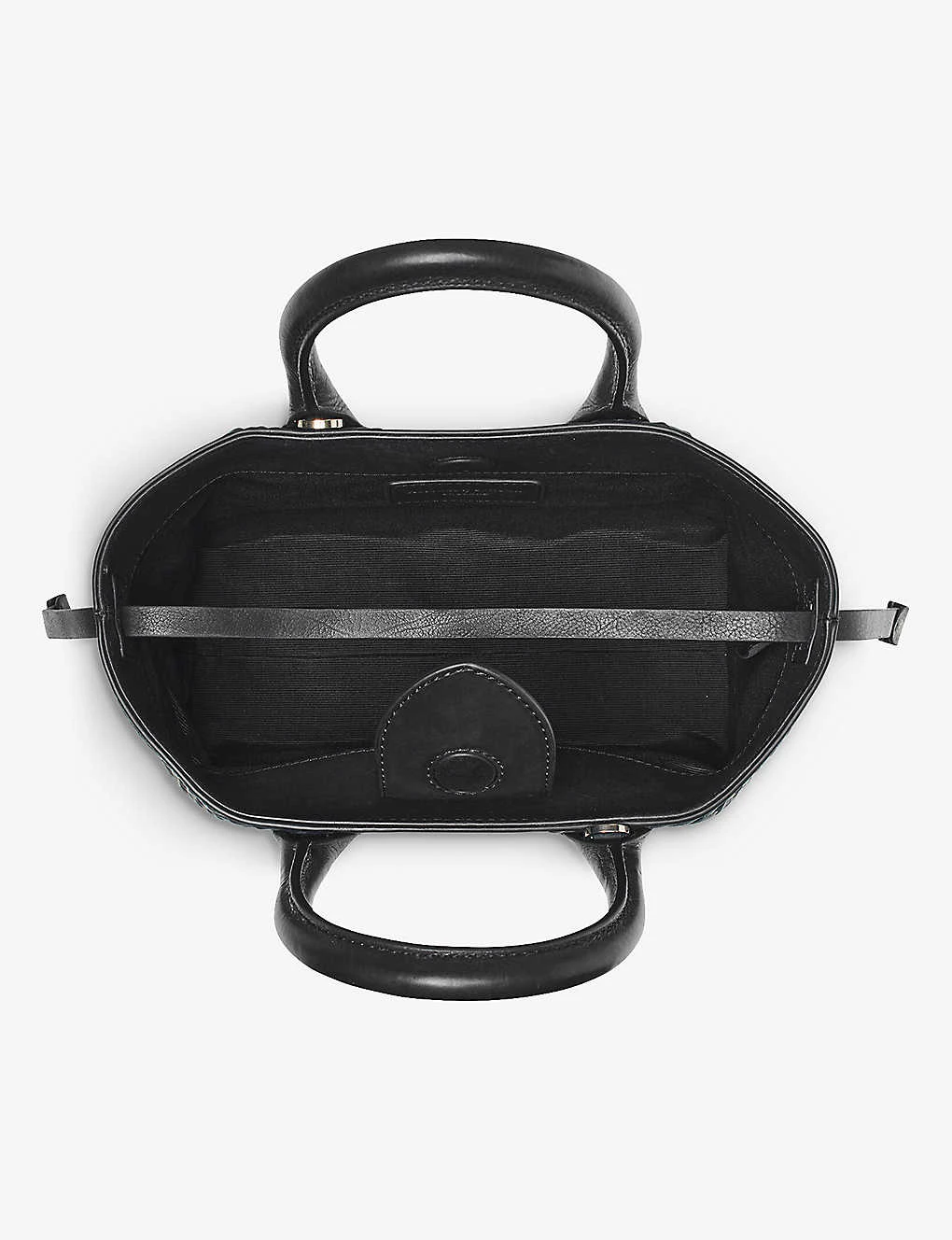 Paris Logo-embellished Woven-leather Cross-body Bag 5 Paris Logo-embellished Woven-leather Cross-body Bag - Image 5