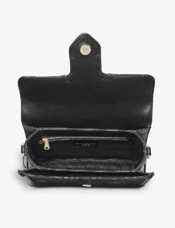 Resort Raffia And Leather Cross-body Bag -Kurtgeiger Store R04158342 BLACK ALT03