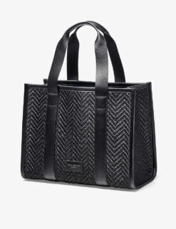 Henley Canavs And Leather And Tote Bag -Kurtgeiger Store R04158344 BLACK ALT02
