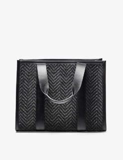 Henley Canavs And Leather And Tote Bag -Kurtgeiger Store R04158344 BLACK ALT03