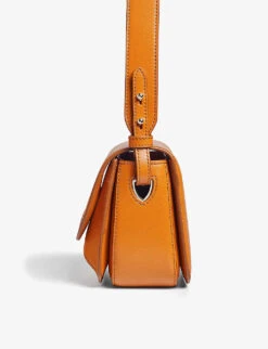 Ella Logo-print Leather Cross-body Bag -Kurtgeiger Store R04158347 MUSTARD ALT04