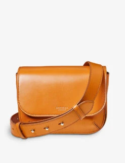 Ella Logo-print Leather Cross-body Bag