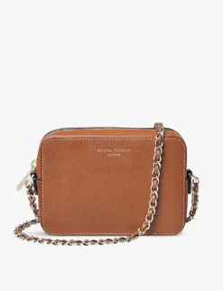 Milly Logo-print Smooth-leather Cross-body Bag