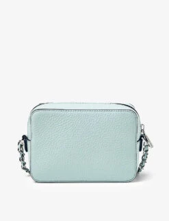 Milly Logo-print Grained-leather Cross-body Bag -Kurtgeiger Store R04158351 POOLBLUE ALT02