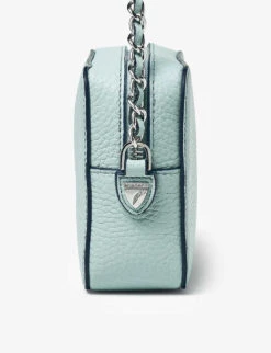 Milly Logo-print Grained-leather Cross-body Bag -Kurtgeiger Store R04158351 POOLBLUE ALT04