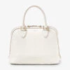 Hepburn Logo-print Grained-leather Top-handle Bag
