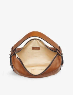 Hobo Crescent-shape Smooth-leather Bag -Kurtgeiger Store R04158356 TAN ALT03