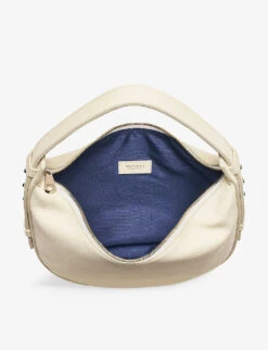 Hobo Crescent-shape Pebble Leather Bag 8 Hobo Crescent-shape Pebble Leather Bag -Kurtgeiger Store R04158357 IVORY ALT03