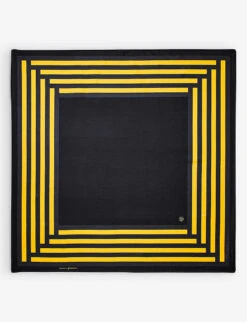 Graphic-print Silk-twill Scarf 6 Graphic-print Silk-twill Scarf -Kurtgeiger Store R04158362 BLACK ALT02