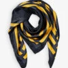 Graphic-print Silk-twill Scarf
