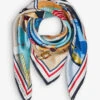 Pool Side Graphic-print Silk-twill Scarf